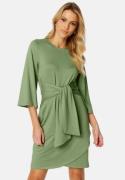 Happy Holly Petra tie dress Dusty green 36/38