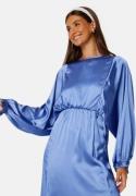 Bubbleroom Occasion Khrista Satin Dress Blue L