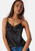 ONLY Victoria SL Lace Mix Singlet Black L