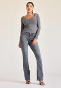 ONLY Onlblush Mid Flared Jeans Grey Denim M/30