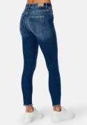 ONLY Blush Mid Ankle Raw Denim Medium Blue Denim S/34