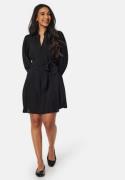 VILA Vipandy L/S short dress Black Beauty 38