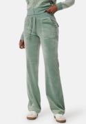 Juicy Couture Del Ray Classic Velour Pant Chinios Green XS