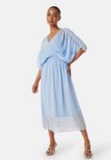 Bubbleroom Occasion Structured Maxi Dress Light blue L