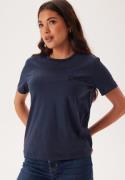 GANT Reg Script Ss T-shirt Evening Blue XS