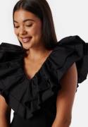 BUBBLEROOM Flounce Top Black L