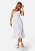 Pieces Pcvilde Strap Dress Bright White L