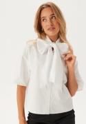 SELECTED FEMME Slfjuno 3/4 BOW SHIRT B BOW SH Bright White 42