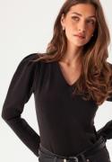 SELECTED FEMME Slffenja Ls V-neck Top Black XS