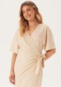 Happy Holly Soft Kimono Sleeve Dress Light beige 48/50