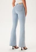 BUBBLEROOM High Flare Superstretch Jeans Bleached denim 36