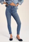 BUBBLEROOM  High Ankle Superstretch Jeans Light blue 42