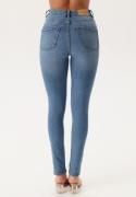 BUBBLEROOM High Full length Superstretch Jeans Light blue 44