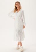 Happy Holly Soft Broderie Anglaise Dress Offwhite 32/34