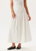 SELECTED FEMME Slfhannah Mw Long Broderi Skir Bright White 36