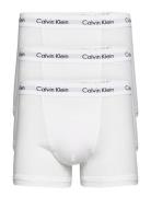 Trunk 3Pk Boxershorts White Calvin Klein