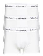 3P Low Rise Trunk Boxershorts White Calvin Klein