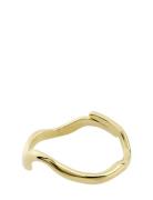 Alberte Organic Shape Ring Ring Smykker Gold Pilgrim