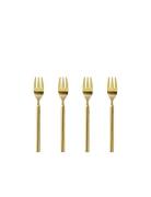 Kage Gaffel 'Tvis' Home Tableware Cutlery Forks Gold Broste Copenhagen