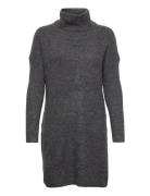 Onljana L/S Cowlnck Dress Wool Knt Noos Kort Kjole Grey ONLY