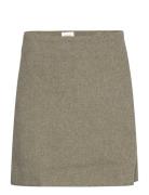 Erina Wool Skirt Kort Nederdel Grey HOLZWEILER