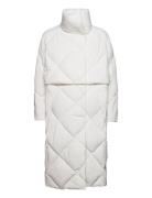 Transform Padded Coat Foret Jakke White Calvin Klein