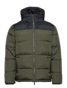 Repreve ? Puffer Color Blocked Jack Foret Jakke Green Knowledge Cotton...