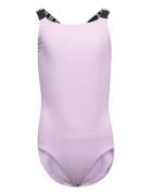Swimsuit Bg Rib La Elastic Badedragt Badetøj Purple Lindex