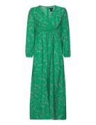 Dress Lilly Maxikjole Festkjole Green Lindex