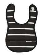 Bib White Leo Baby & Maternity Care & Hygiene Dry Bibs Black Geggamoja