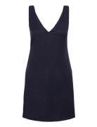 Vmmathilde Sl V-Neck Short Dress D1 Kort Kjole Blue Vero Moda