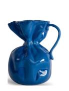 Vase Crumple Home Decoration Vases Blue Byon