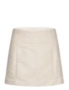 Portofino Skirt Kort Nederdel Cream Second Female