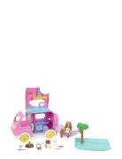Chelsea 2-In-1 Camper Playset With Small Doll, 2 Pets & 15 Accessories...