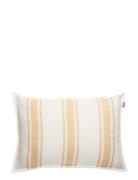 Linen Stripe Cushion Home Textiles Cushions & Blankets Cushions Yellow...