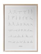 Yoga Home Decoration Posters & Frames Posters Illustrations White Kuns...