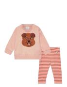 Set Sweatshirt Leggings Dog Sets Pink Lindex