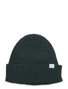 Walter Cotton Rib Beanie Kids Accessories Headwear Beanies Green Les D...