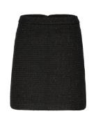 Crshifta Skirt Kort Nederdel Black Cream