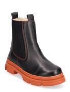 Booties - Flat - With Elastic Boots Støvler Black ANGULUS