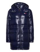 Tjw Midi Alaska Puffer Foret Jakke Navy Tommy Jeans