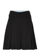 Pleated Mini Skirt Kort Nederdel Black Coster Copenhagen