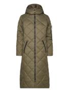 Crgaiagro Long Jacket Foret Jakke Green Cream