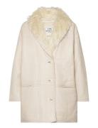 Reversible Leather Coat Outerwear Coats Winter Coats Cream Les Coyotes...
