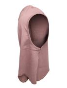 Cotton Fullface - Solid Accessories Headwear Balaclava Pink Mikk-line