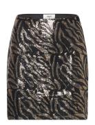 Objpernille Lisa Mini Skirt 130 Div Kort Nederdel Black Object