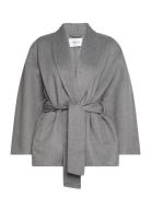 Tulle Coat Uldjakke Jakke Grey Stylein