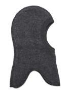 Wool Fullface Accessories Headwear Balaclava Grey Mikk-line