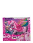 A Touch Of Magic Pink Pegasus With Puppy, Winged Horse Toys With Light...