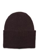 Beanie Mona Single Fold Accessories Headwear Beanies Brown Lindex